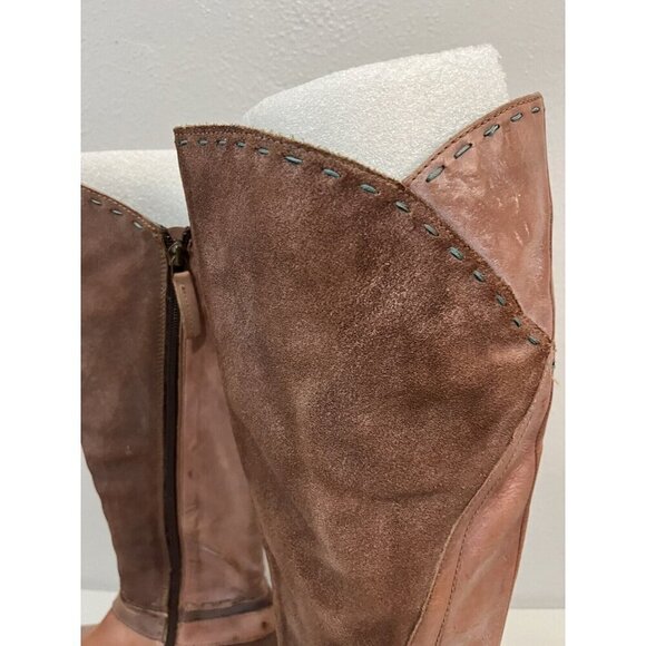 Roan By Bed Stu Knee Hi Boots Leather Women 8 Karolus - Picture 3 of 14
